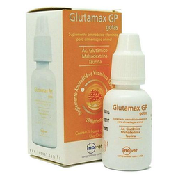 Glutamax Gp Suplemento Em Gotas P/ Animais 10Ml Inovet