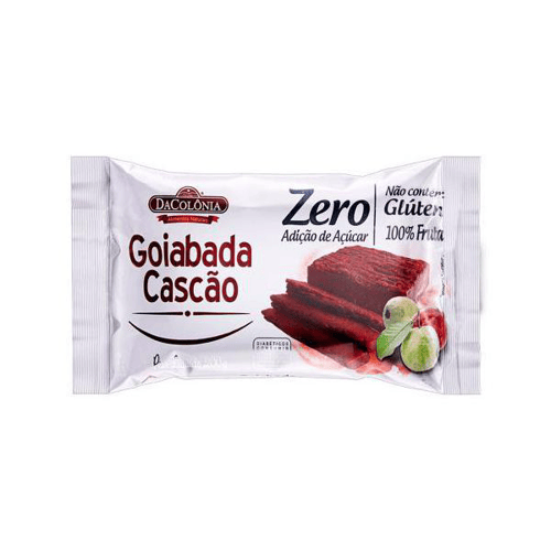Imagem do produto Goiabada Cascão Dacolônia Zero Açúcar 200G