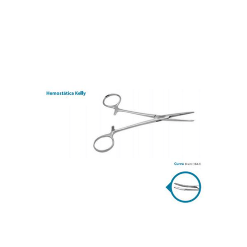 Golgran Pinça Hemostática Kelly Curva 14Cm