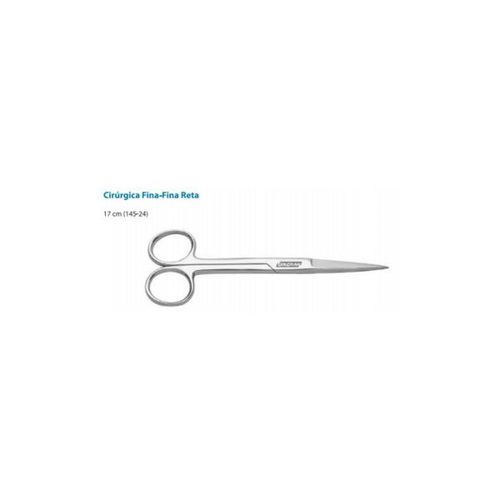 Golgran Tesoura Cirúrgica Fina Fina Reta 17Cm