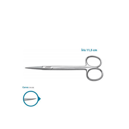 Golgran Tesoura Íris Curva 11,5Cm