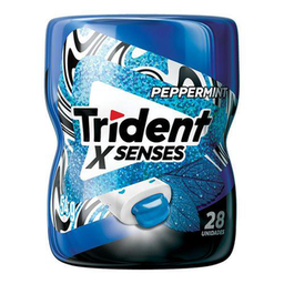 Goma De Mascar Trident X Sense Peppermint Zero Açucar 28 Unidades