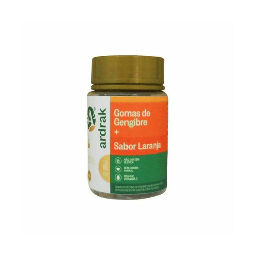 Imagem do produto Gomas De Gengibre Ardrak Fresh Laranja Zero Acucar 50G