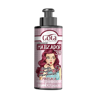Imagem do produto Gota Dourada Matizador 3D Marsala Condicionador 120Ml