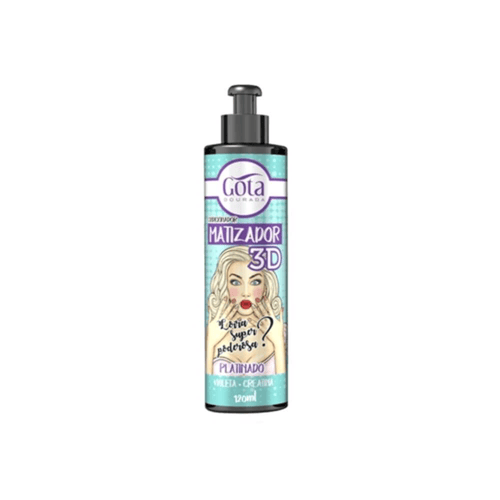 Imagem do produto Gota Dourada Matizador 3D Platinado Condicionador 120Ml