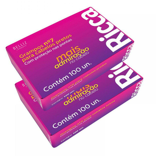 Grampo - 7 Preto C/100Un