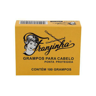 Imagem do produto Grampo Franjinha Preto N 5 Com 100 Unidades