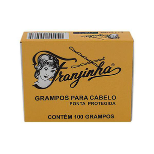 Imagem do produto Grampo Franjinha Preto N 7 Com 100 Unidades