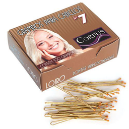 Imagem do produto Grampo Para Cabelo Loiro Número 7 Corpus