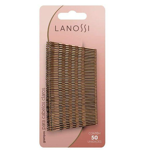 Imagem do produto Grampos De Cabelo Lanossi Claros N 6 50 Unidades