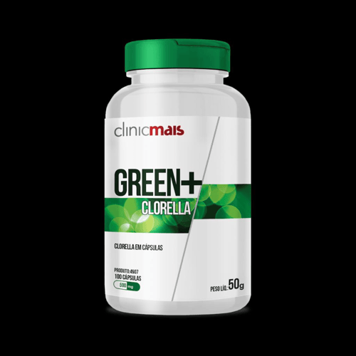 Imagem do produto Green+ Clorella Clinic Mais 60 Cap Sem Sabor