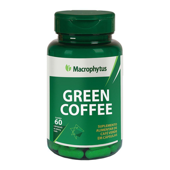 Green Coffee Café Verde 500Mg 60 Cápsulas Macrophytus