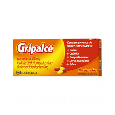 Imagem do produto Gripalcê Com 10 Cápsulas