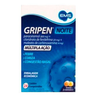 Gripen - Noite Com 24 Comprimidos