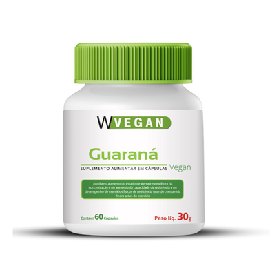 Imagem do produto Guarana 500Mg 60 Capsulas Wvegan