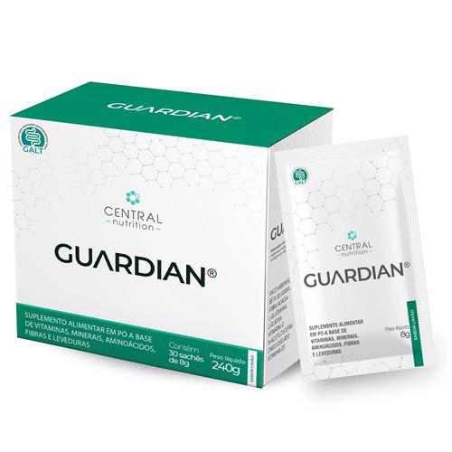 Imagem do produto Guardian Limão 8G Com 30 Sanchês Em Pó, Central Nutrition