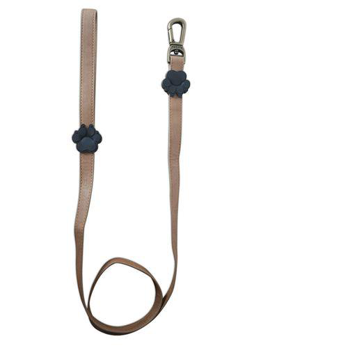 Guia Para Pet Couro Sintético 125 Cm Guia Para Pet Couro 125 Cm