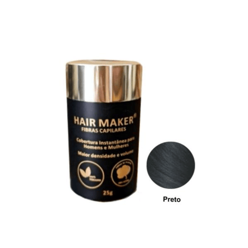 Imagem do produto Hair Maker Fibras Capilares Preto