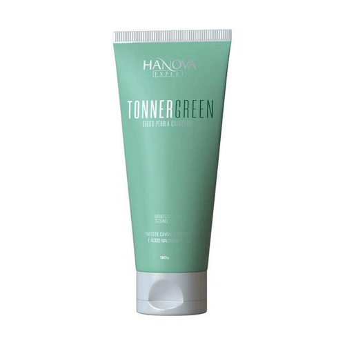 Imagem do produto Hanova Expert Tonner Green Máscara Matizadora Efeito Pérola Champagne 180G