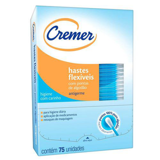 Imagem do produto Hastes Flexíveis Cremer Tradicional 75 Unidades - 75Un