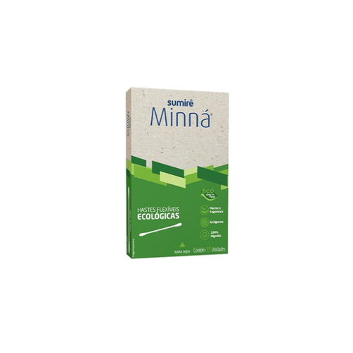 Hastes Flexíveis Minná Ecológica Com 75Un
