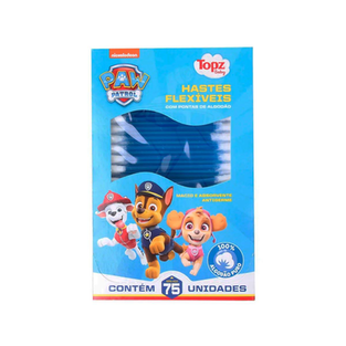 Imagem do produto Hastes Flexíveis Topz Baby Patrulha Canina 75 Unidades