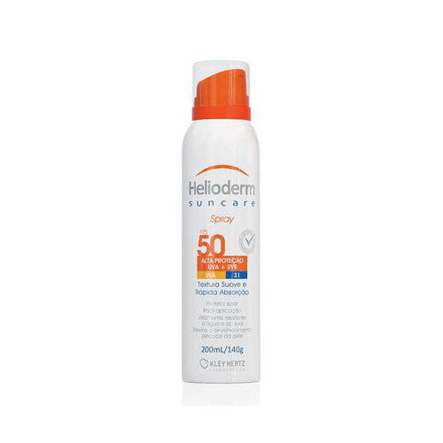 Protetor Solar Corporal Helioderm Suncare Spray Fps 50 Com 200Ml