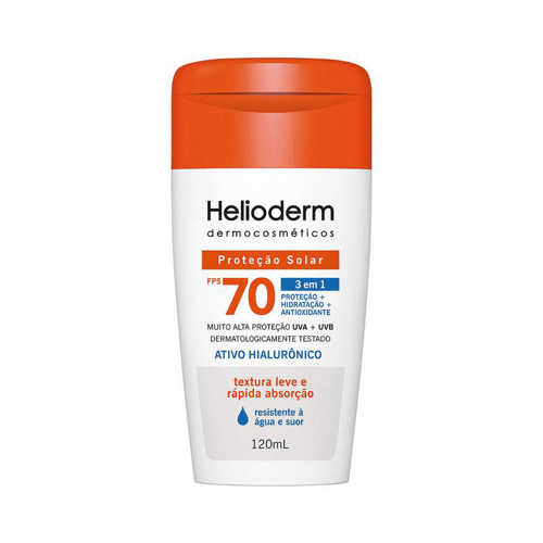 Imagem do produto Helioderm Dermocosmeticos Corporal Fps70 Com 120Ml