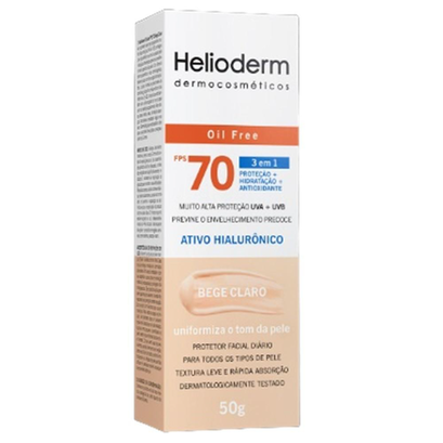 Helioderm Dermocosmeticos Fps70 Com 50G