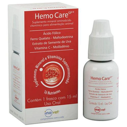 Hemo Care Gp Suplemento Animal 15Ml Inovet