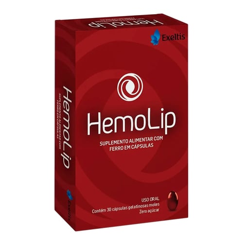 Imagem do produto Hemolip Exeltis 30 Cápsulas Gelatinosas Moles