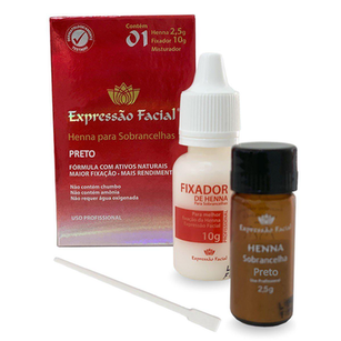 Henna - Expressao Facial Preto