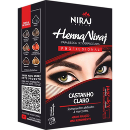 Imagem do produto Henna Sobrancelhas Niraj Pó Castanho Claro