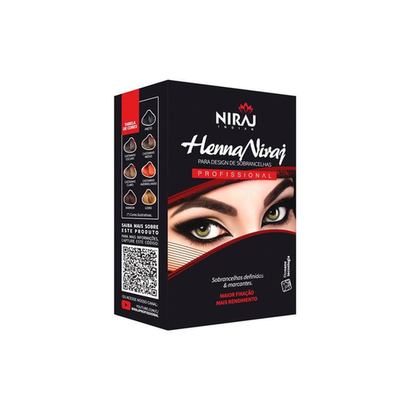 Imagem do produto Henna Sobrancelhas Niraj Pó Preto