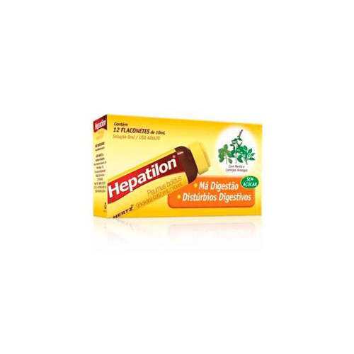 Hepatilon - Com 12 Flaconetes
