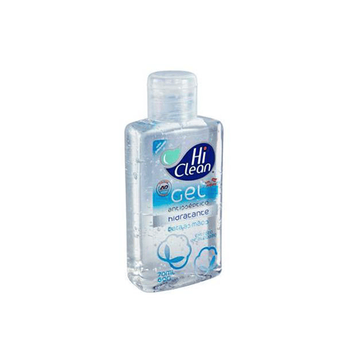 Gel Antisséptico Hidratante Hi Clean Extrato De Algodão 70Ml