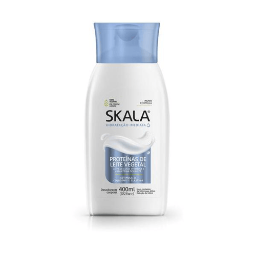 Hidratante Desodorante Corporal Skala Proteínas De Leite Vegetal Com 400Ml