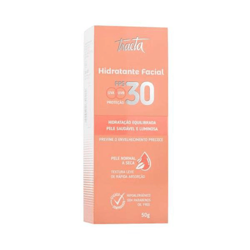Hidratante Facial Fps30 Pele Normal A Seca Tracta 50G