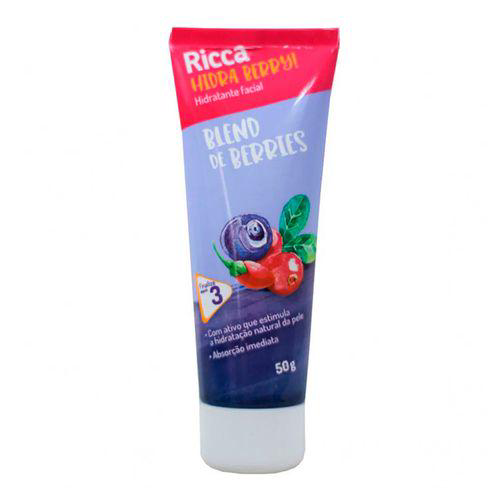Hidratante Facial Ricca Hidra Berry Com 50G