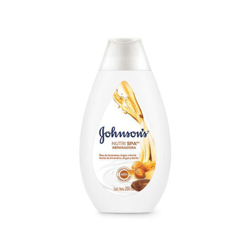 Imagem do produto Hidratante Johnson's Nutri Spa Reparadora Óleo De Amêndoas, Argan E Karité Johnson & Johnson 200Ml