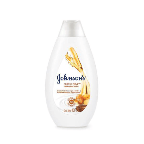 Hidratante Johnson's Nutri Spa Reparadora Óleo De Amêndoas, Argan E Karité Johnson & Johnson 400Ml