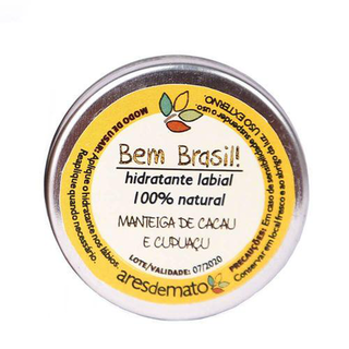 Imagem do produto Hidratante Labial Natural De Manteiga De Cacau E Cupuaçu 8G Ares De Mato