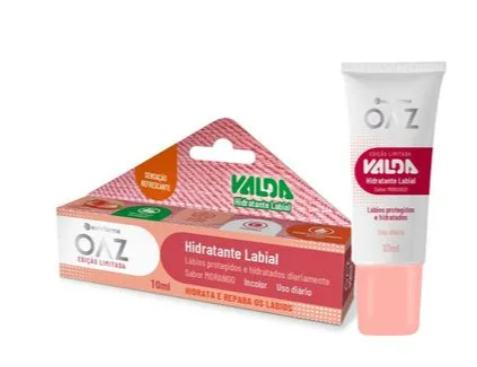 Imagem do produto Hidratante Labial Oaz Valda Sabor Morango - 10Ml - Incolor