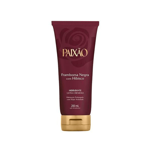 Hidratante Paixão Framboesa Negra Com Hibisco 200Ml