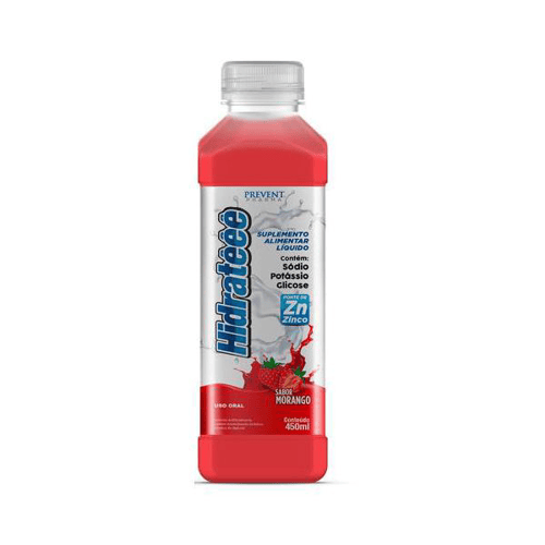 Imagem do produto Hidrateee Morango 450 Ml Sodio+Tris+Pot+Zinco Vit Prevent Pharma