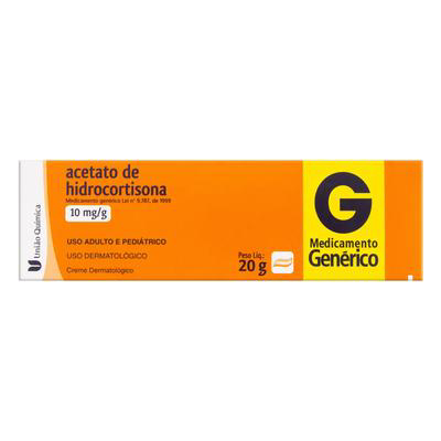 Hidrocortisona - Creme Com 20 G União União Química Genérico