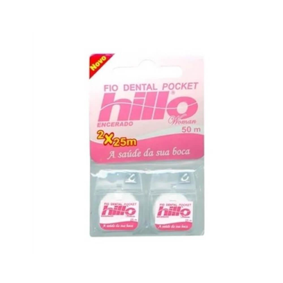 Hillo Fio Dental Pocket Woman 2X25m