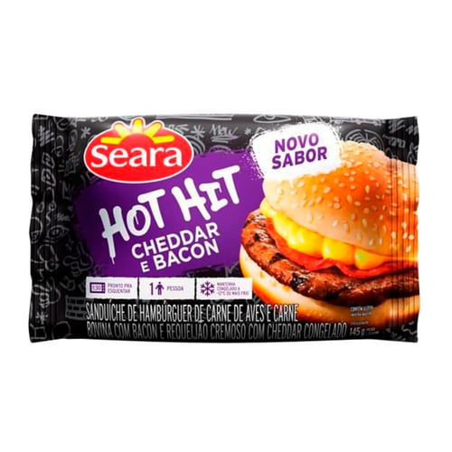 Imagem do produto Hot Hit Seara Cheddar E Bacon 145G