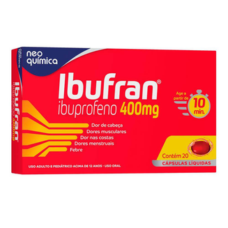 Imagem do produto Ibufran - 400Mg 20 Cápsulas Mole