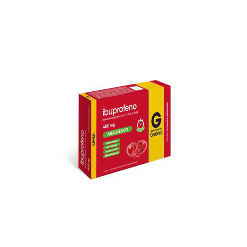 Ibuprofeno 400Mg 10 Cápsulas Gelatinosas Moles - Cimed Genérico